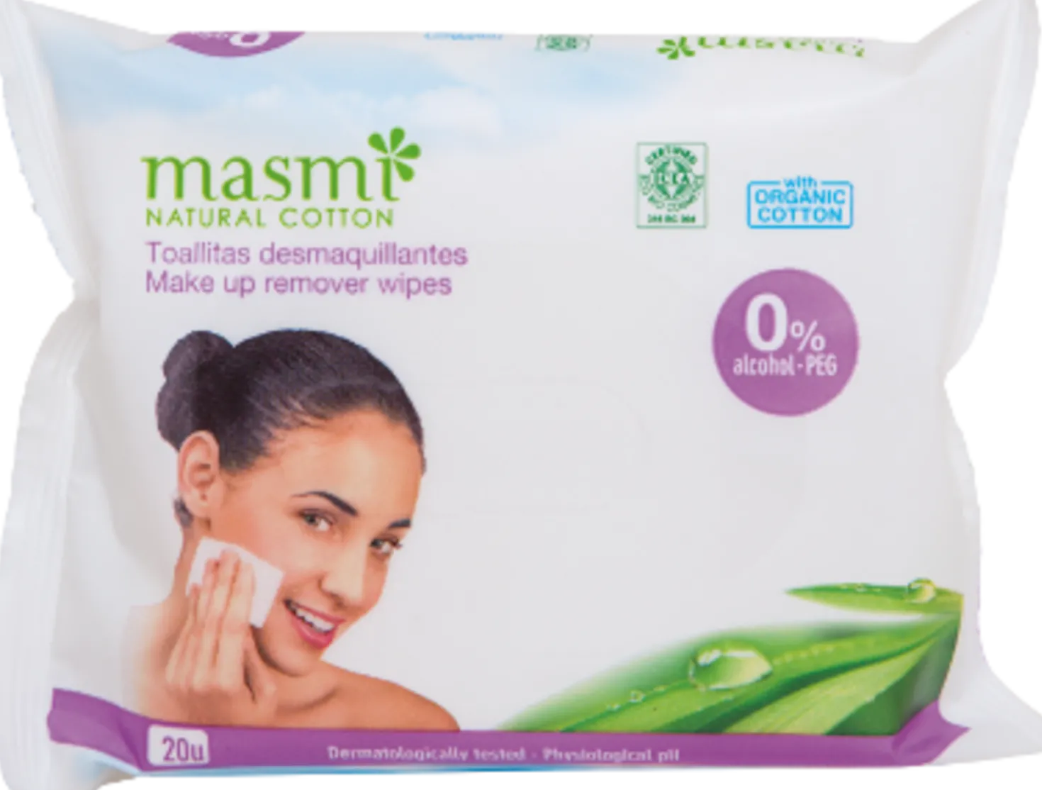 Salviettine Detergenti per la Rimozione del Trucco, 20 pezzi