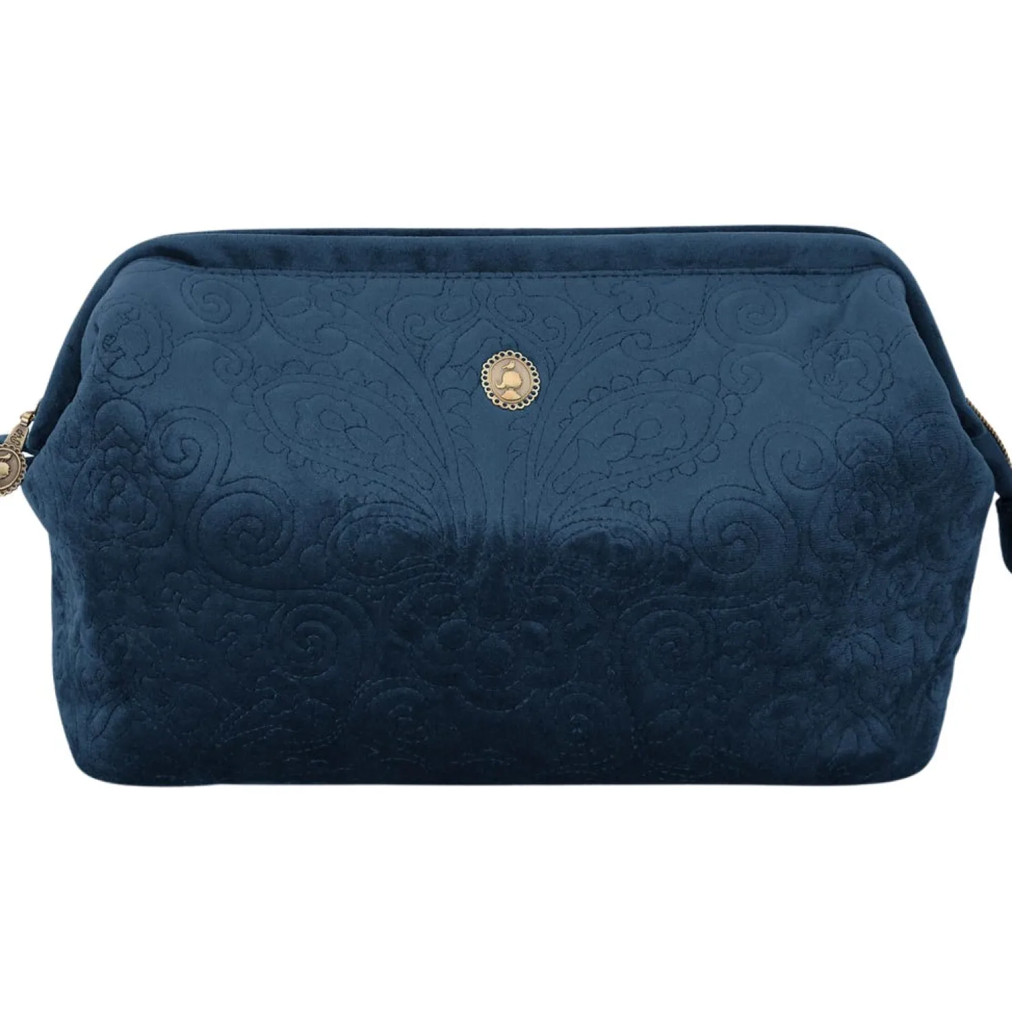 Samt Quilty Days - Necessaire Cooper in Velluto - Extra Grande, Rosso