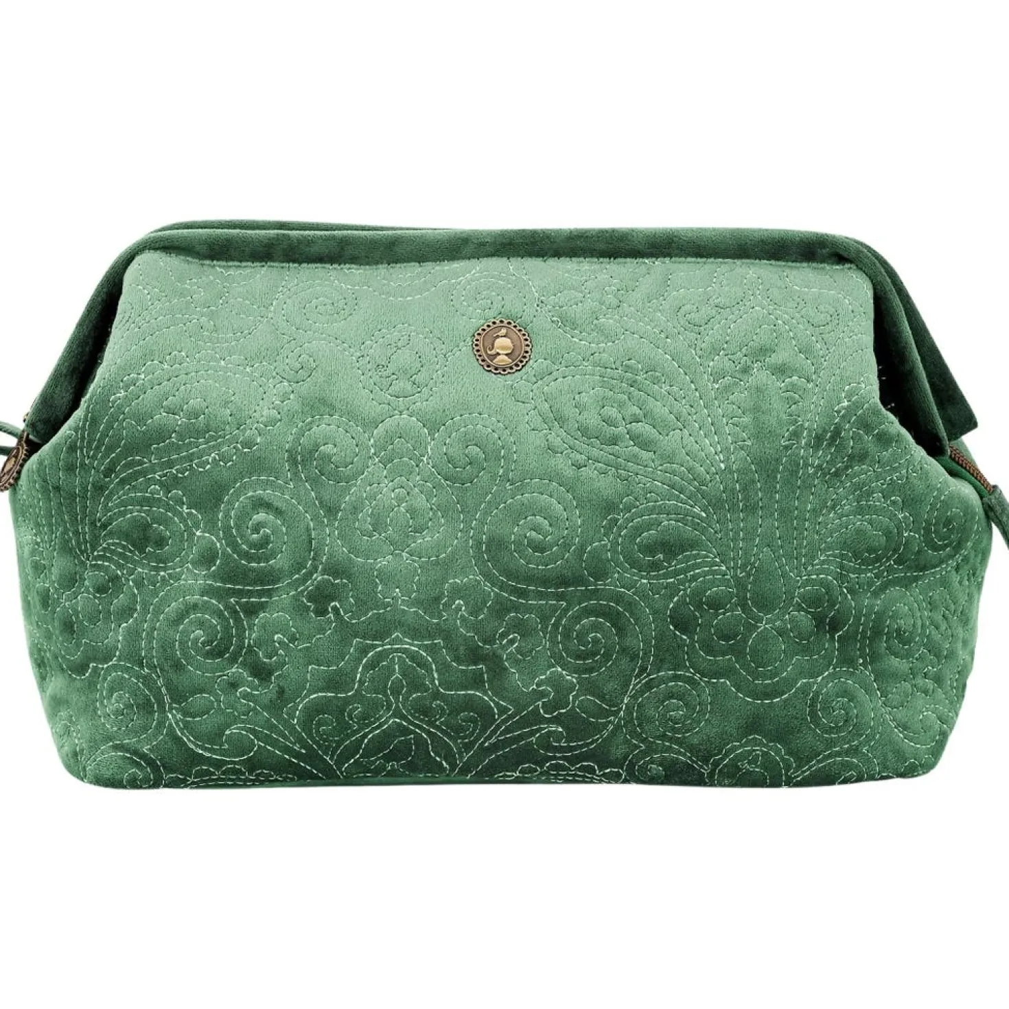 Samt Quilty Days - Necessaire Cooper in Velluto - Extra Grande, Rosso