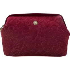 Samt Quilty Days - Necessaire Cooper in Velluto - Extra Grande, Rosso