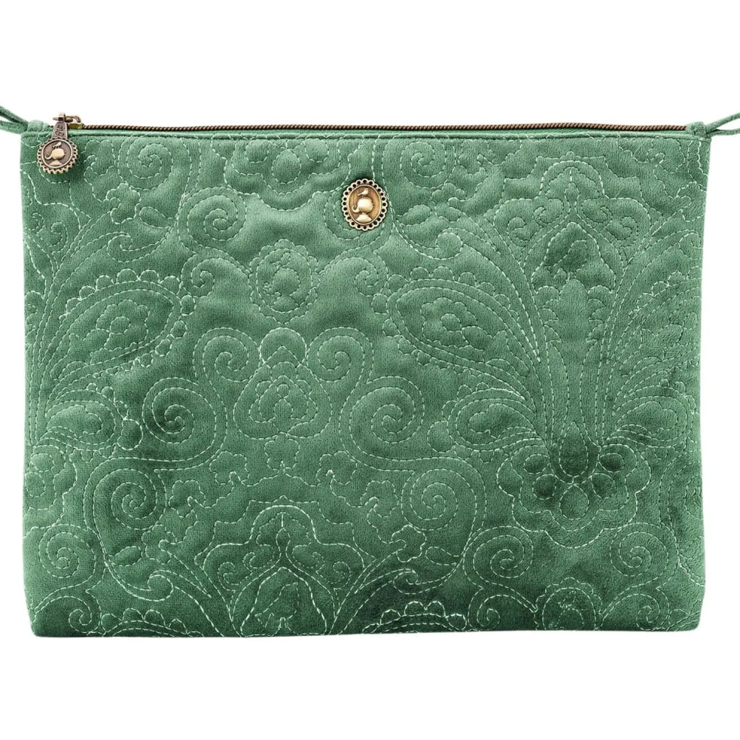 Samt Quilty Days - Pochette Charly - Grande, Rosso