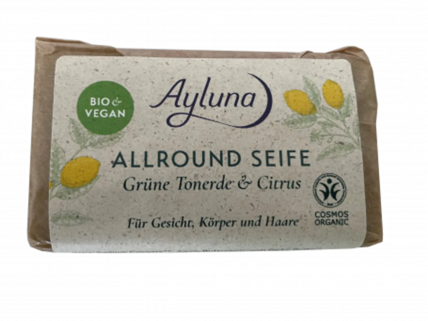 Sapone all'Argilla Verde e Agrumi, 100 g