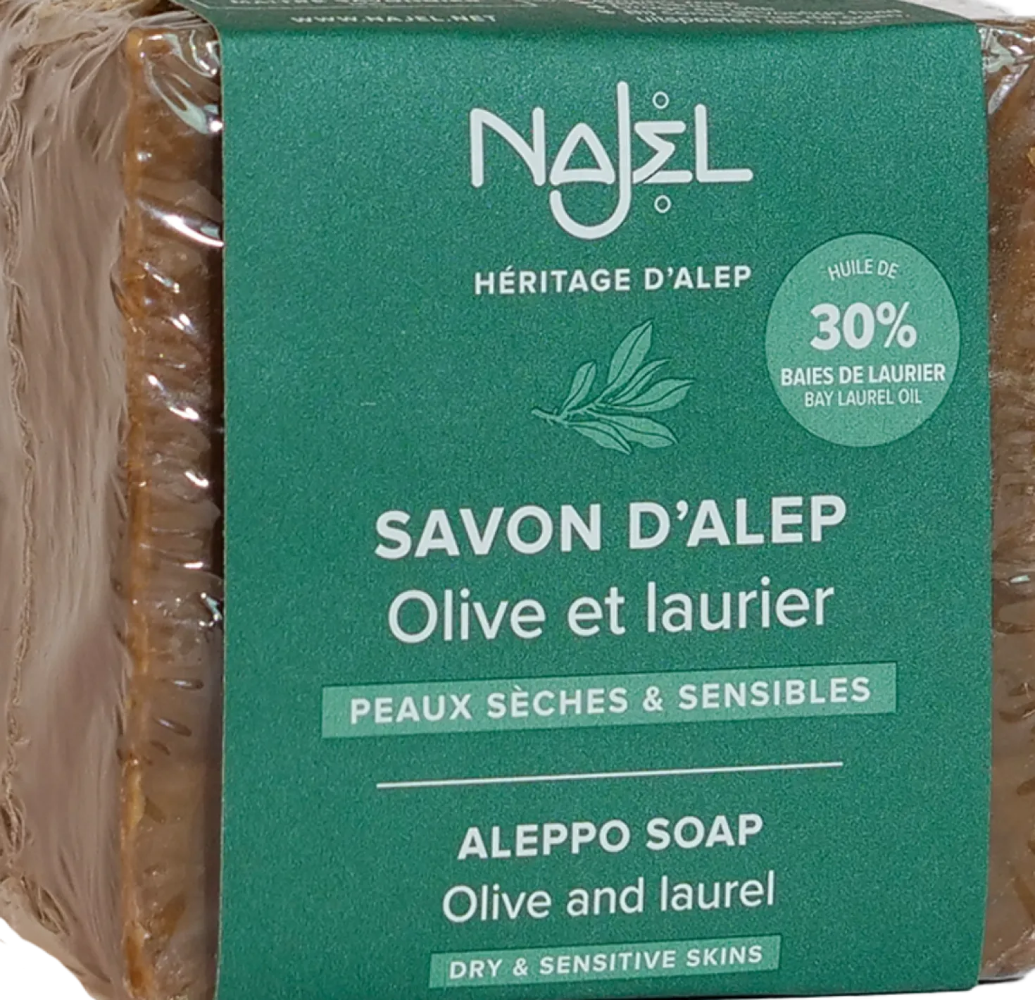 Sapone di Aleppo 30% Alloro, 170 g