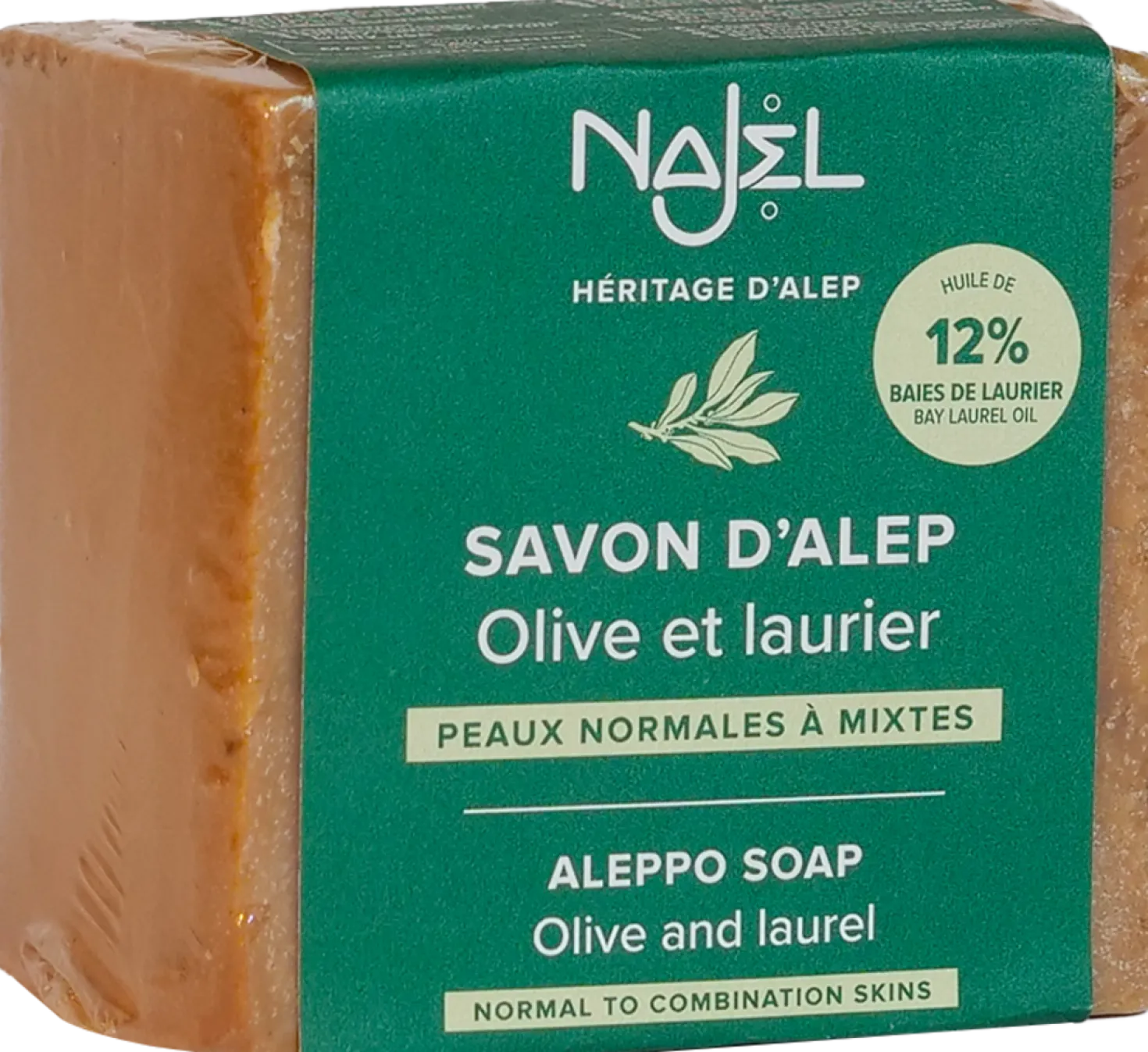 Sapone di Aleppo 12% Alloro, 180 g