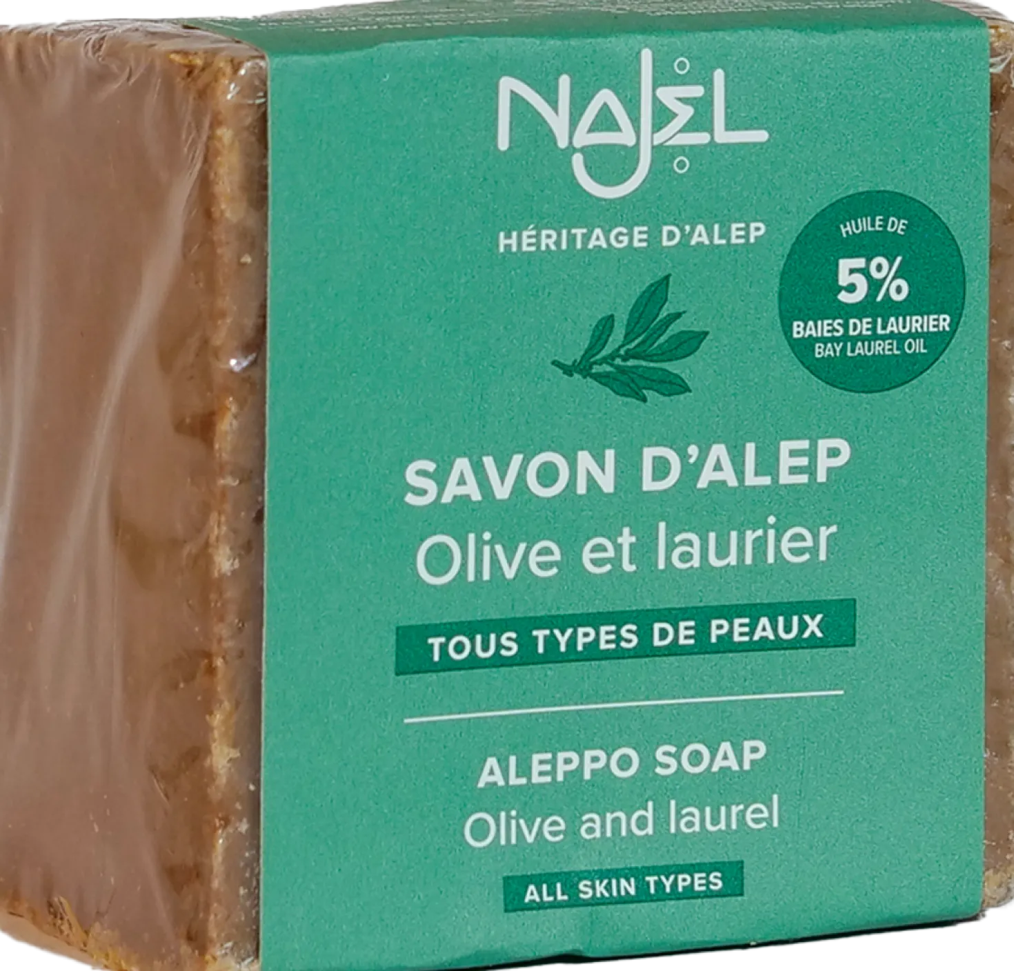 Sapone di Aleppo con 5% Olio di Alloro, 190 g