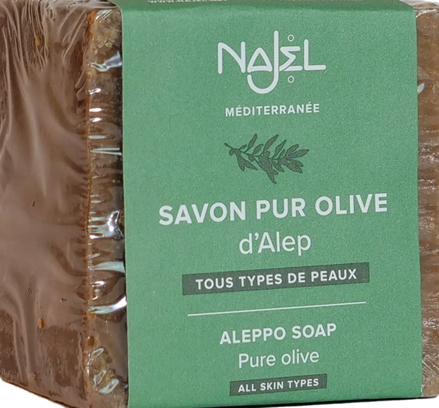 Sapone di Aleppo 100% Olio di Oliva, 200 g