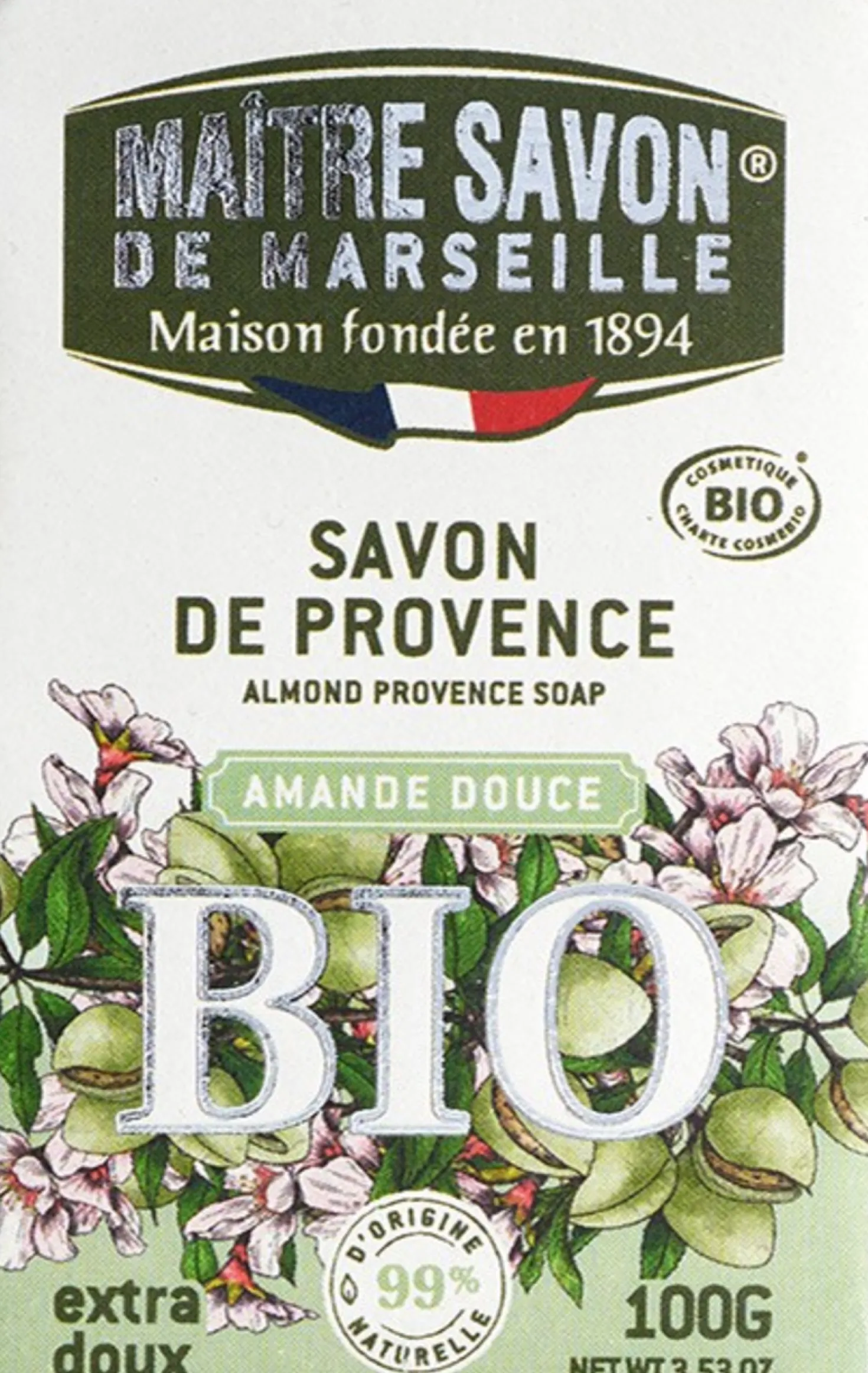 Sapone di Provenza, mandorla (100 g)