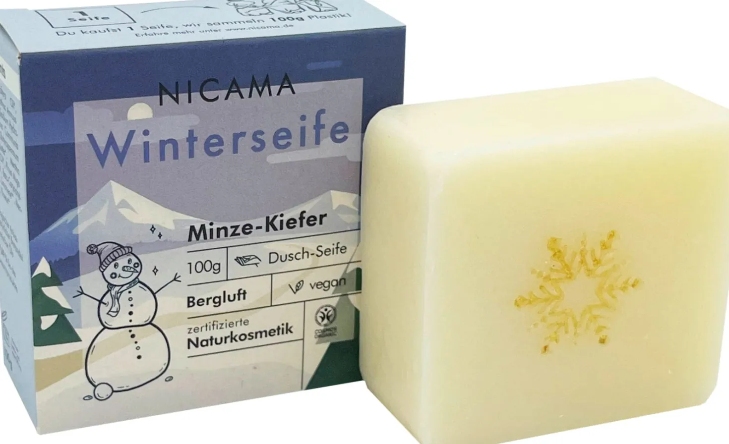 Sapone Invernale - Menta e Pino, 100 g
