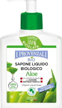 Sapone Liquido Biologico Aloe, 250 ml