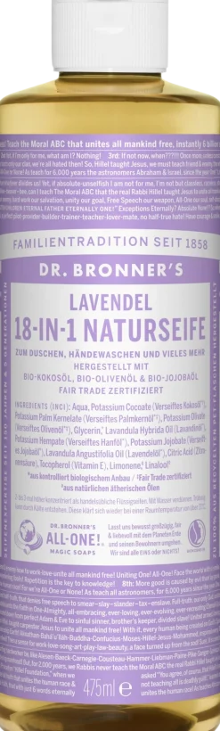 Sapone Liquido 18in1 - Lavanda, 475 ml