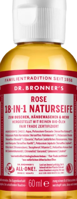 Sapone Liquido 18in1 - Rosa, 60 ml