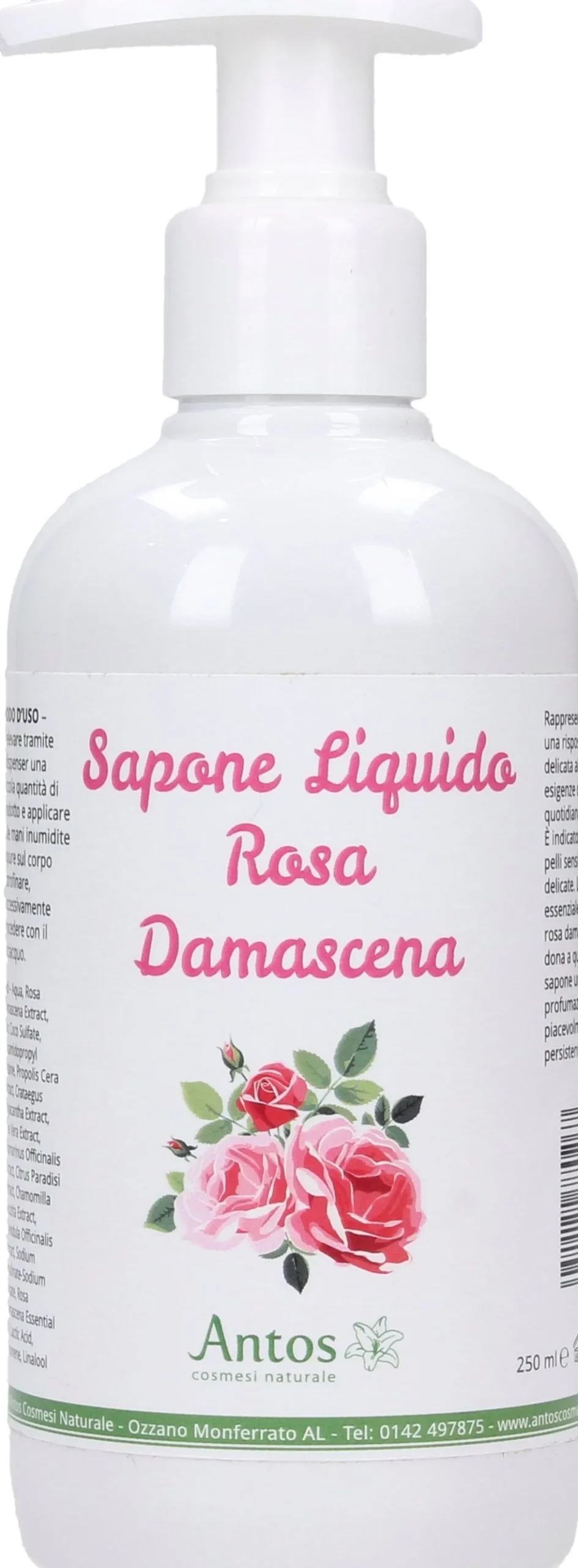 Sapone Mani alla Rosa, 250 ml
