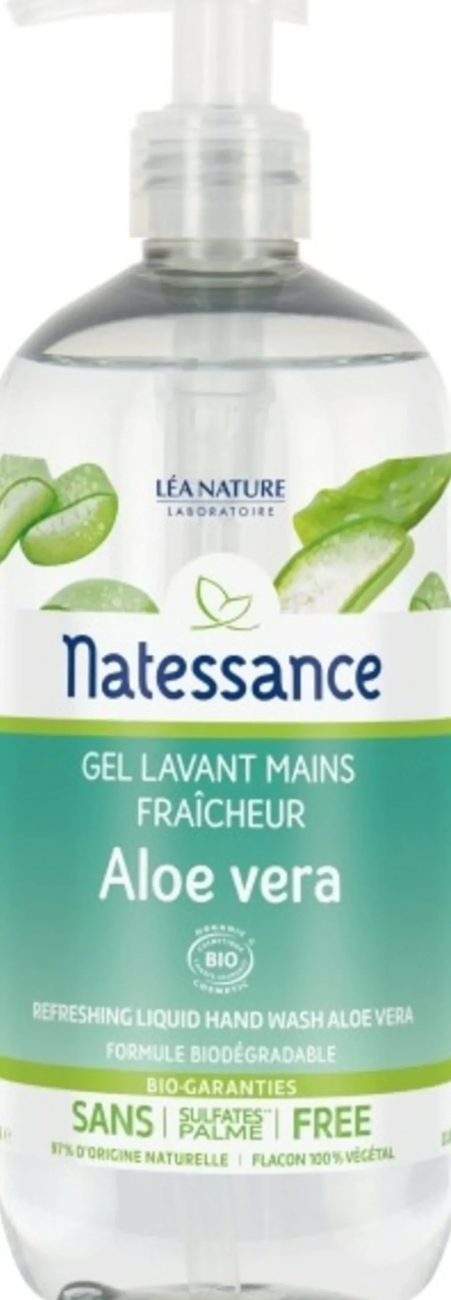 Sapone Mani in Gel all'Aloe Vera, 500 ml