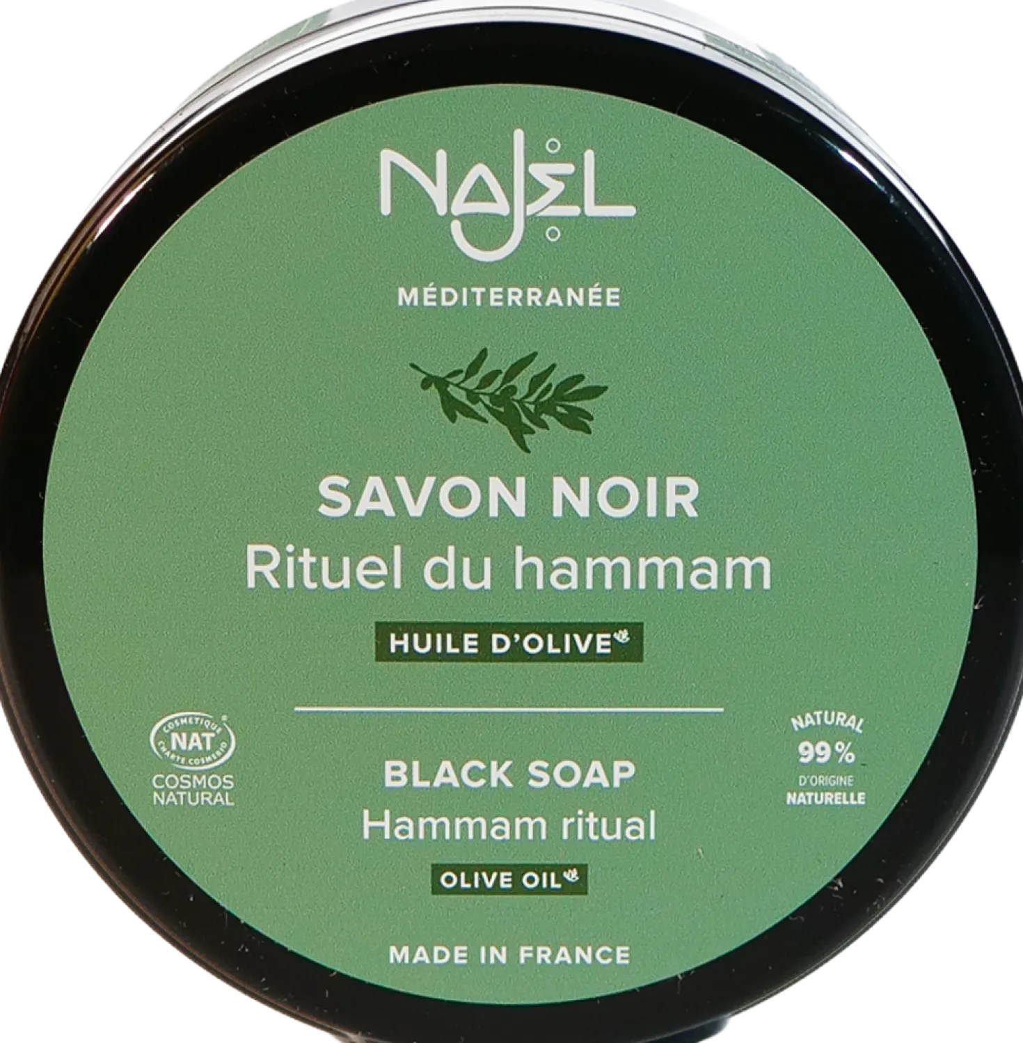 Sapone Nero all'Olio d'Oliva, 200 ml