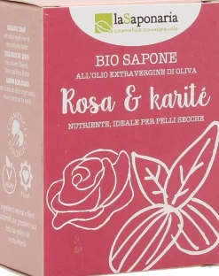Sapone Rosa & Burro di Karitè, 100 g