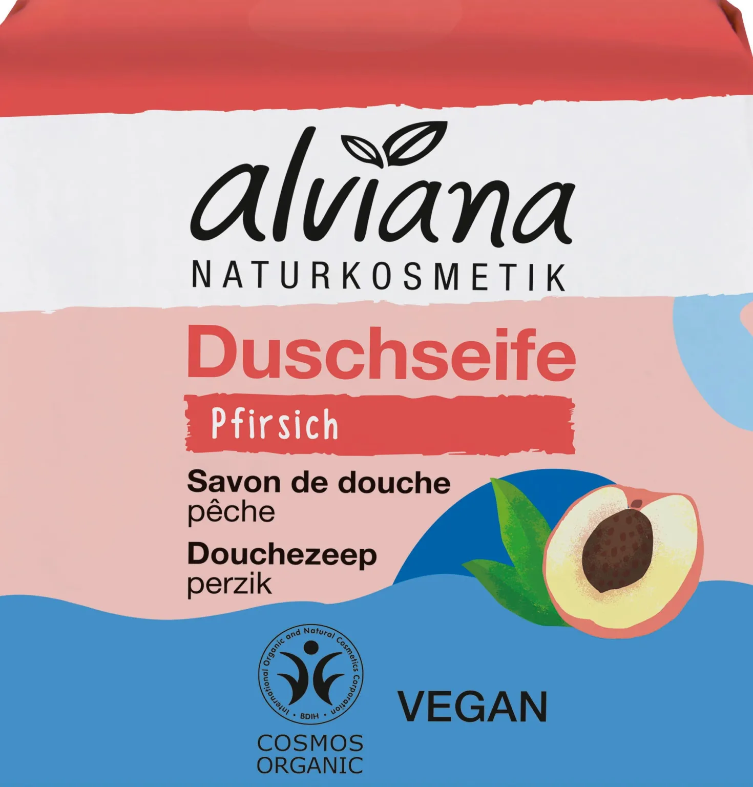 Sapone Solido per la Doccia alla Pesca, 100 g