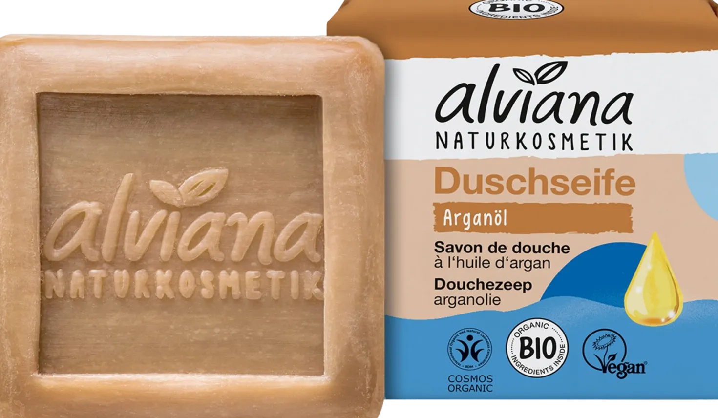 Sapone Solido per la Doccia all'Olio di Argan, 100 g
