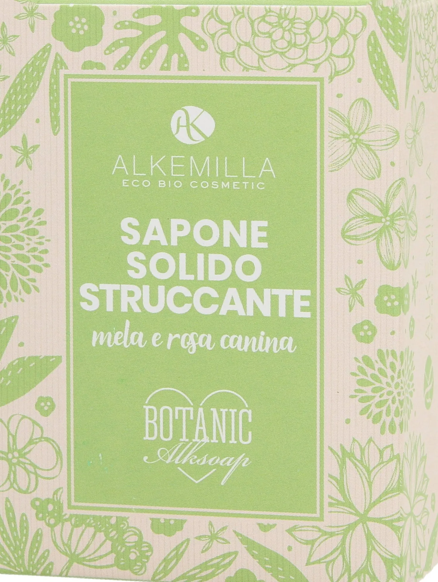 Sapone Struccante al Profumo di Mela e Rosa Canina, 100 g