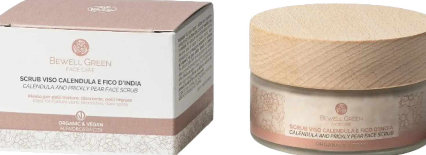 Scrub Viso Calendula e Fico d'India, 100 ml