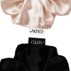 Scrunchies 2 Pack M, Champagne/Black