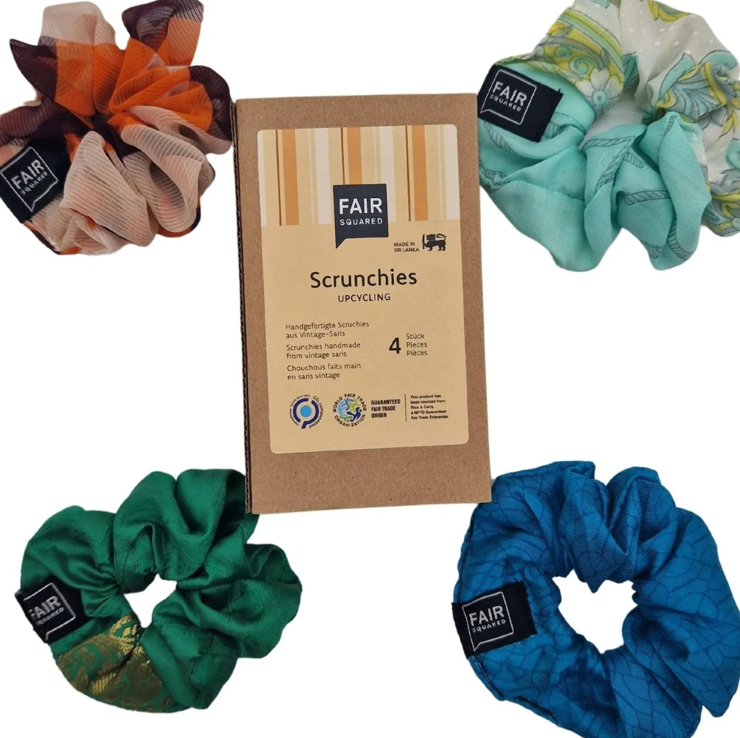 Scrunchies Set, 4 pezzi