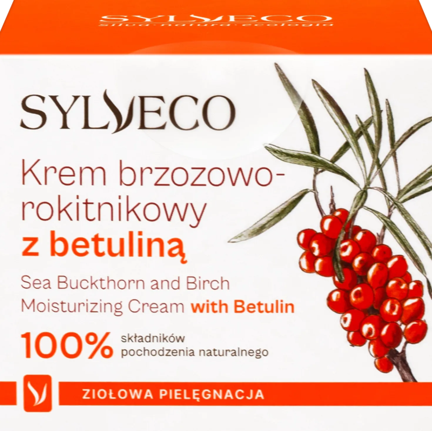 Sea Buckthorn and Birch Moisturizing Cream with Betulin, 50 ml