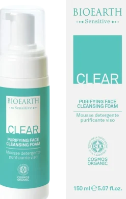 Sensitive Clear Mousse Detergente Purificante Viso, 150 ml