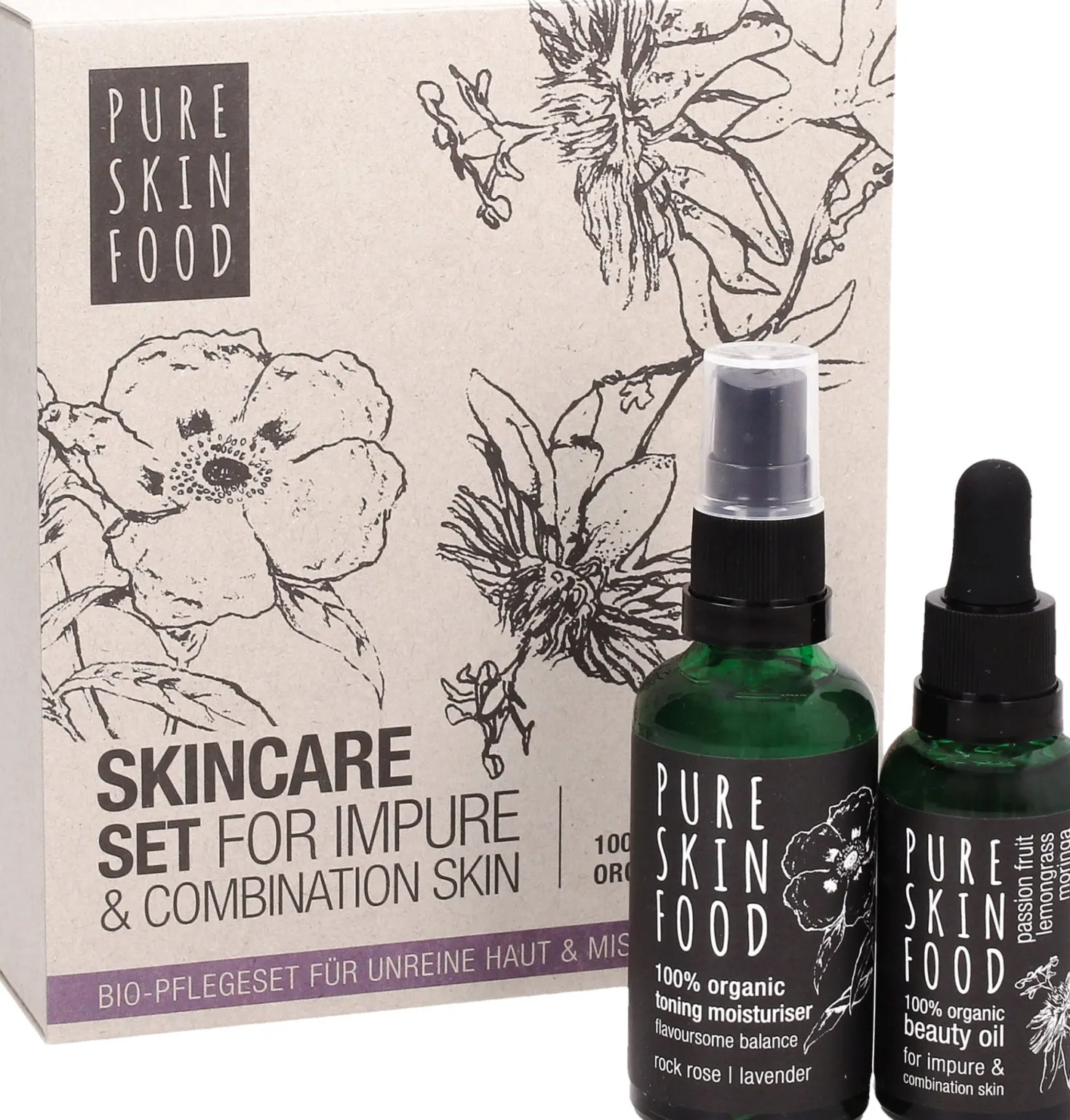 Set Bio per Skincare - Pelle Impura e Mista