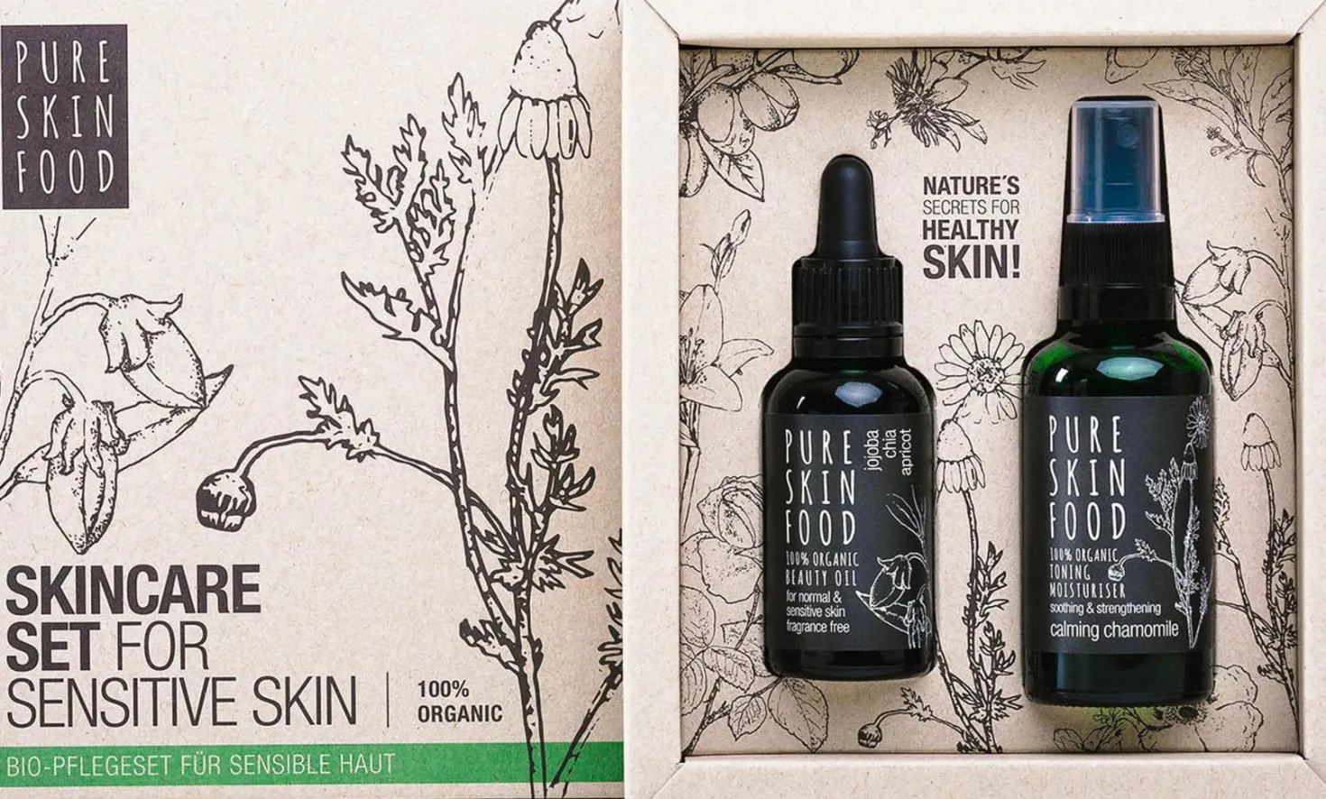 Set Bio per Skincare - Pelle Sensibile
