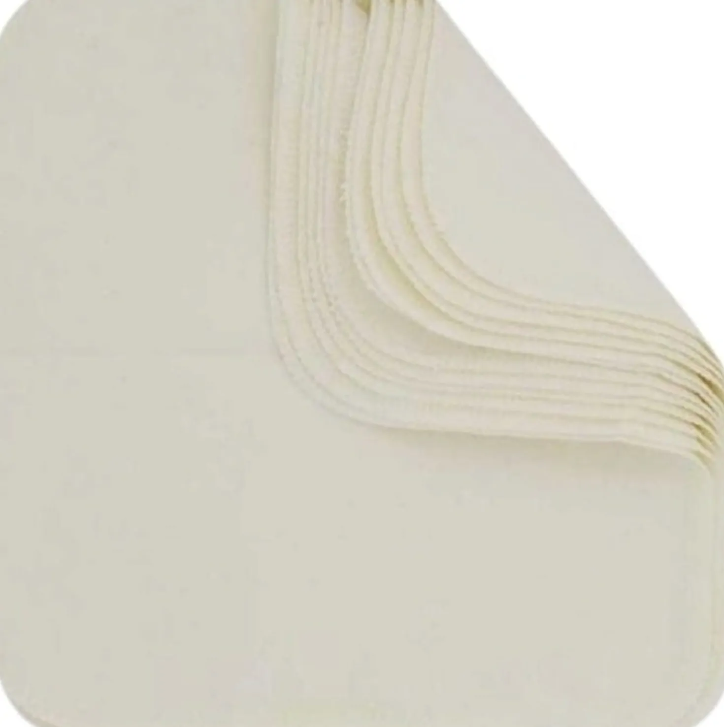 Set di Panni Riutilizzabili in Tessuto, Natural (10 pezzi)