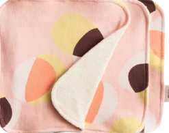 Set di Salviette Lavabili, Pink hoop (3 pezzi)