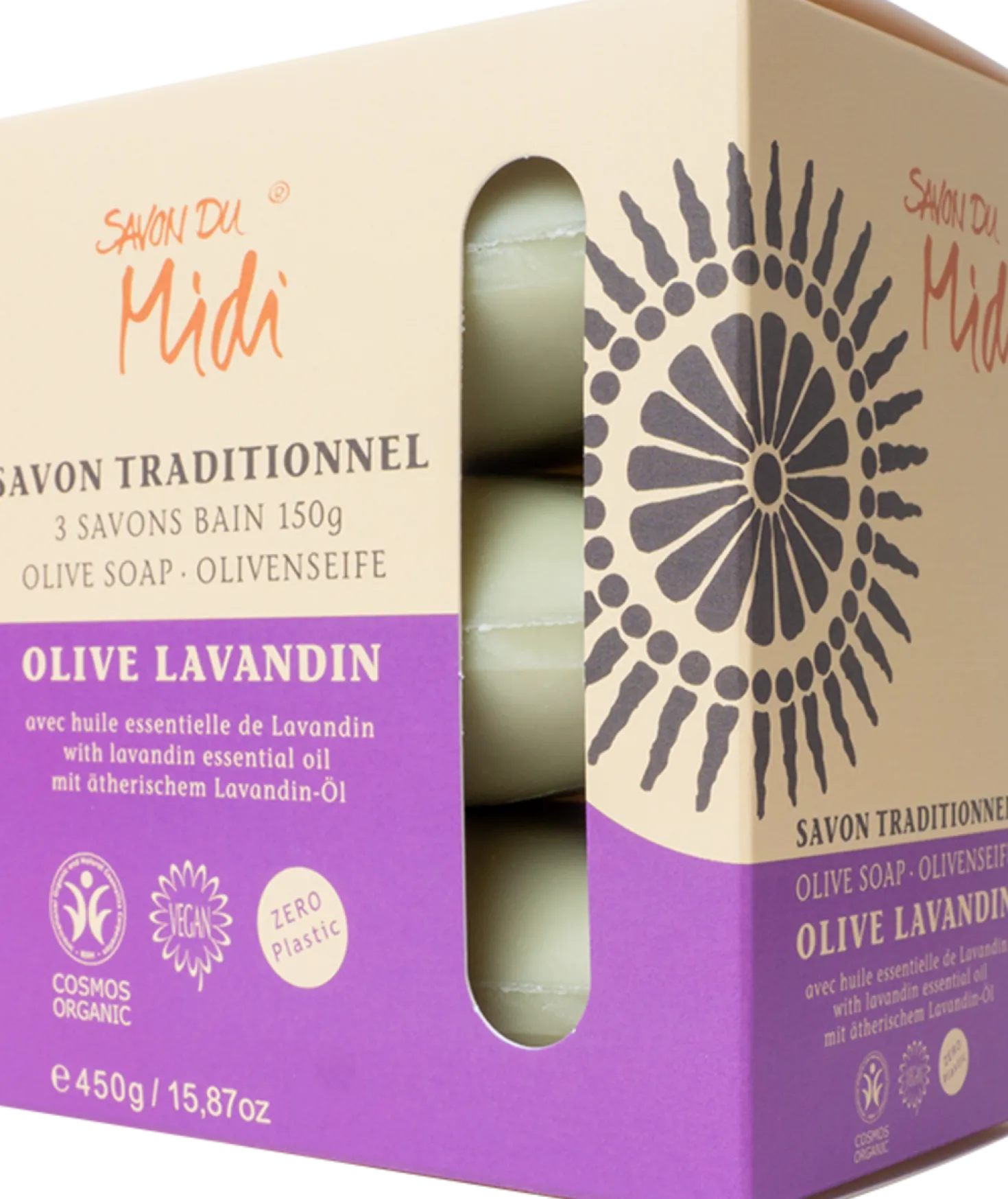 Set di Saponi all'Oliva, Lavanda (450 g)