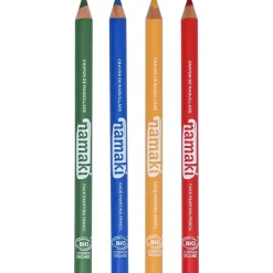 Set of 4 Face Painting Slim Pencils, Argento/Nero/Oro/Bianco