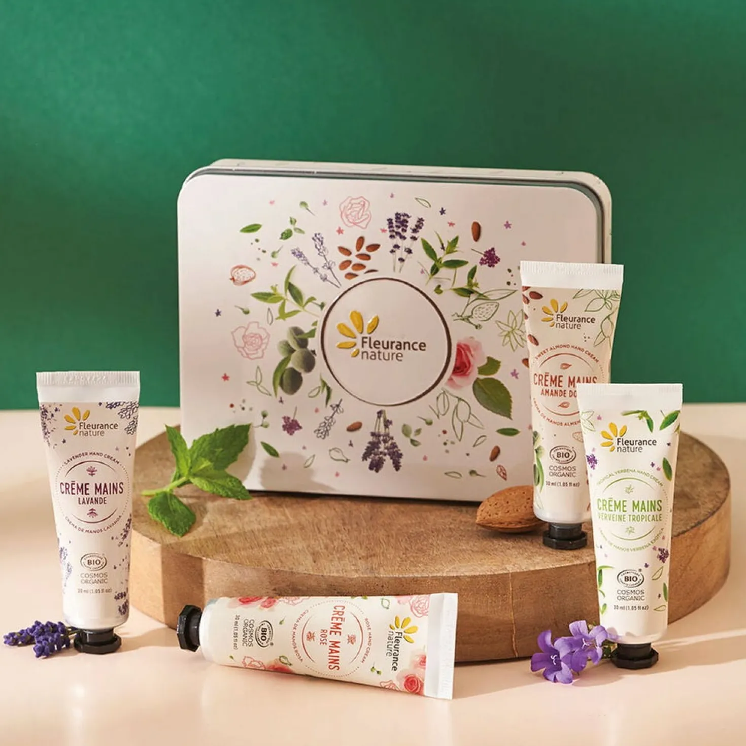 Set of 4 Hand Creams, Color beige
