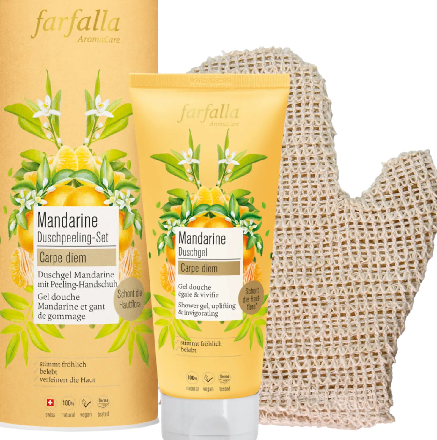 Set Scrub Doccia al Mandarino