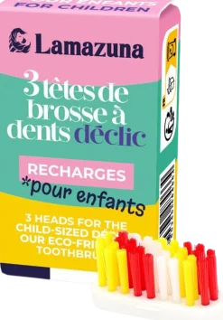 Set 3 Testine per Spazzolini da Denti per Bambini, 6 g