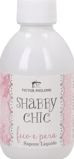 Shabby Chic Sapone Liquido Fico & Pera Bio, 250 ml
