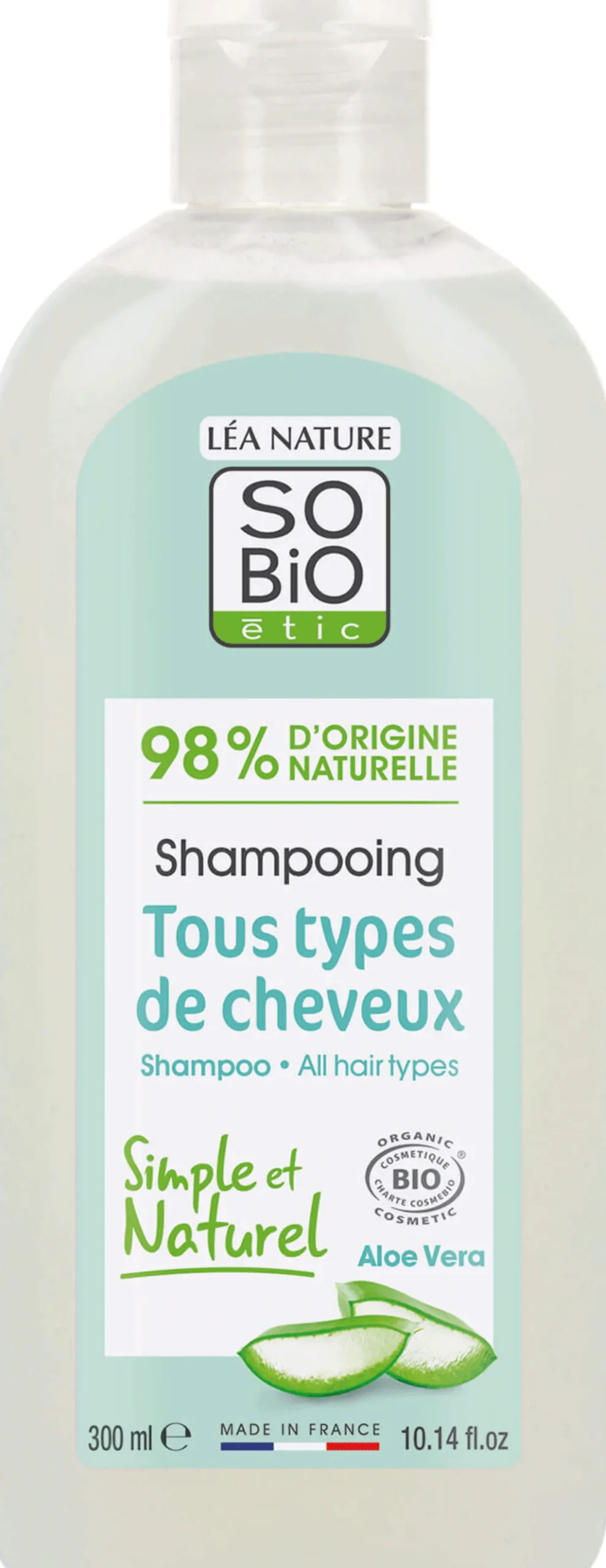 Shampoo all'Aloe Vera Bio, 300 ml