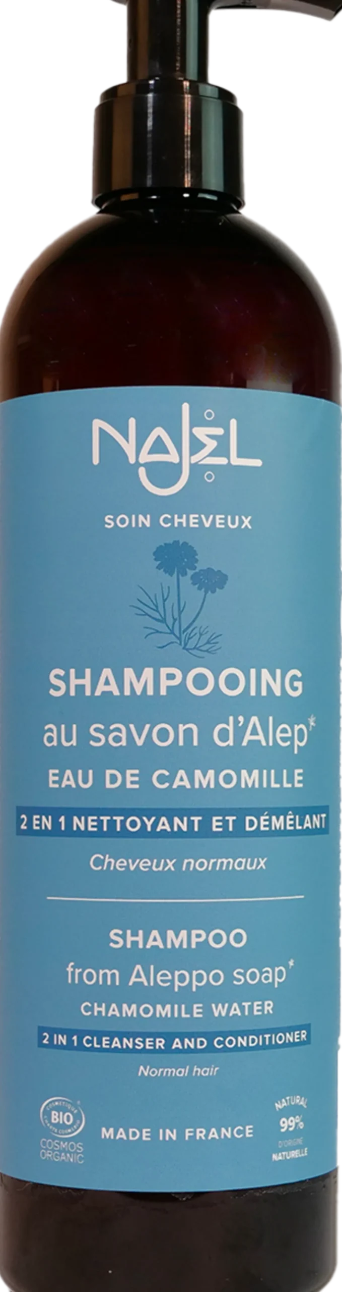 Shampoo al Sapone di Aleppo per Capelli Normali, 500 ml