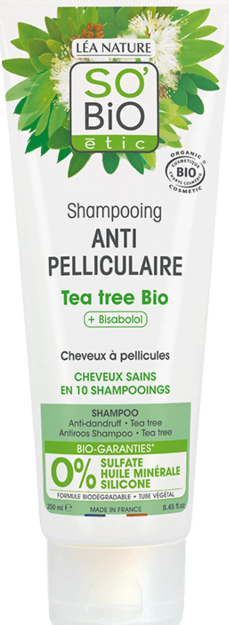 Shampoo Antiforfora Tea Tree & Bisabololo, 250 ml