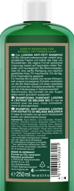 Shampoo Bilanciante Bio, 250 ml