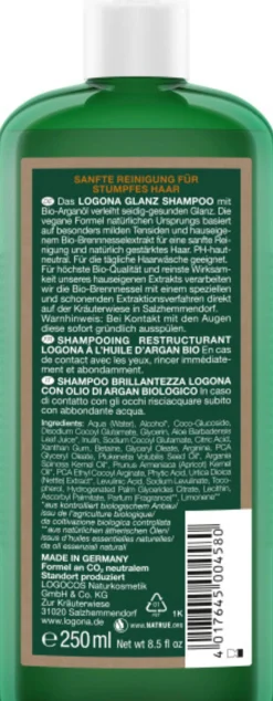 Shampoo Brillantezza Bio Olio di Argan, 250 ml