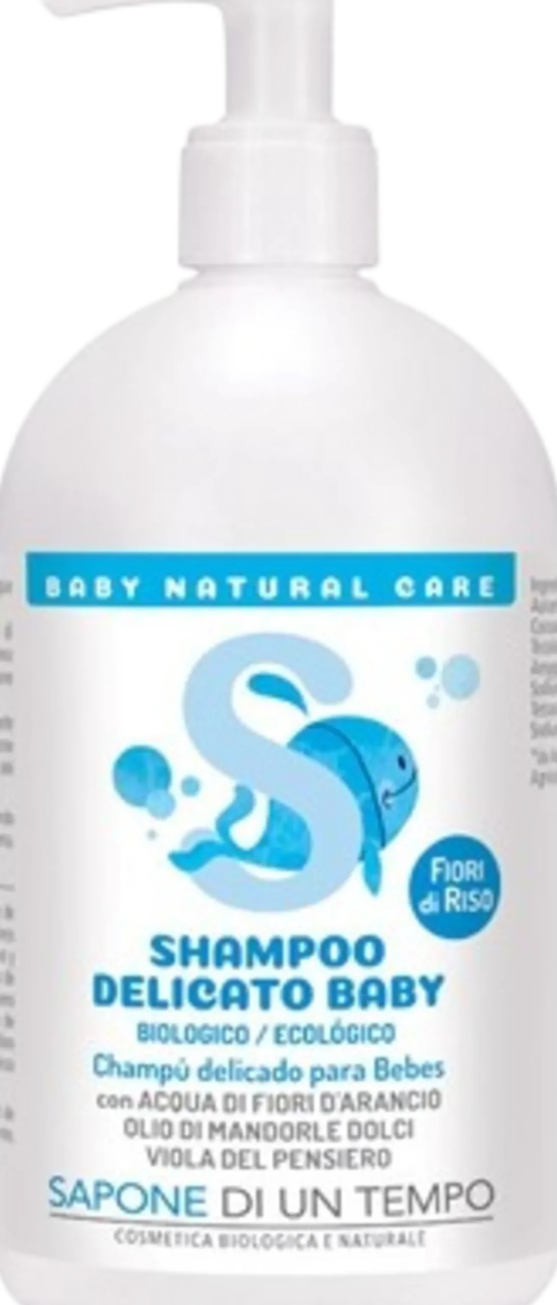 Shampoo Delicato Baby Fiori di Riso, 500 ml