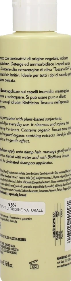 Shampoo Delicato, 200 ml