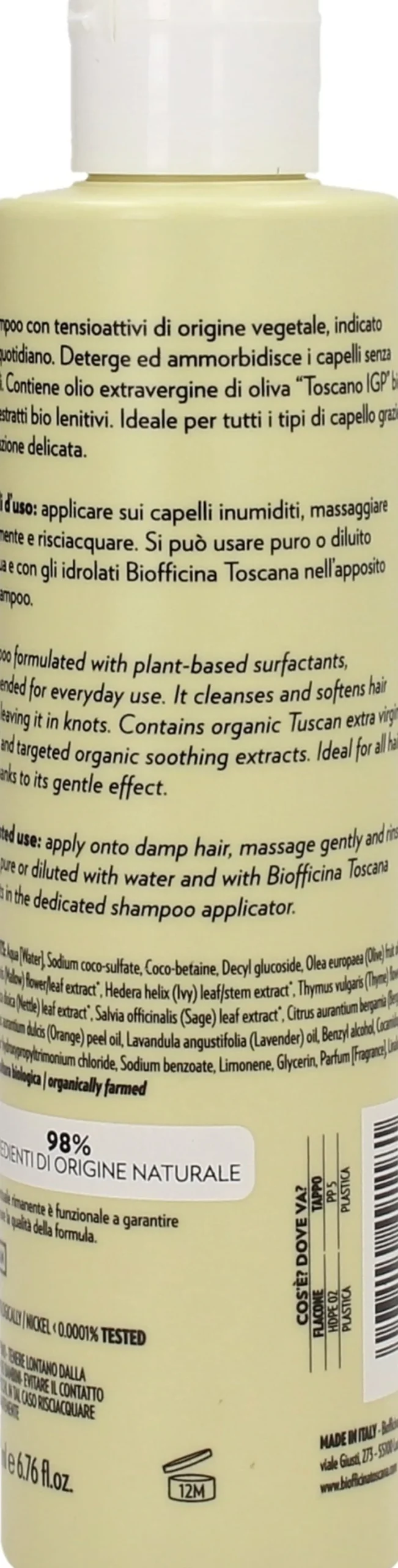 Shampoo Delicato, 200 ml