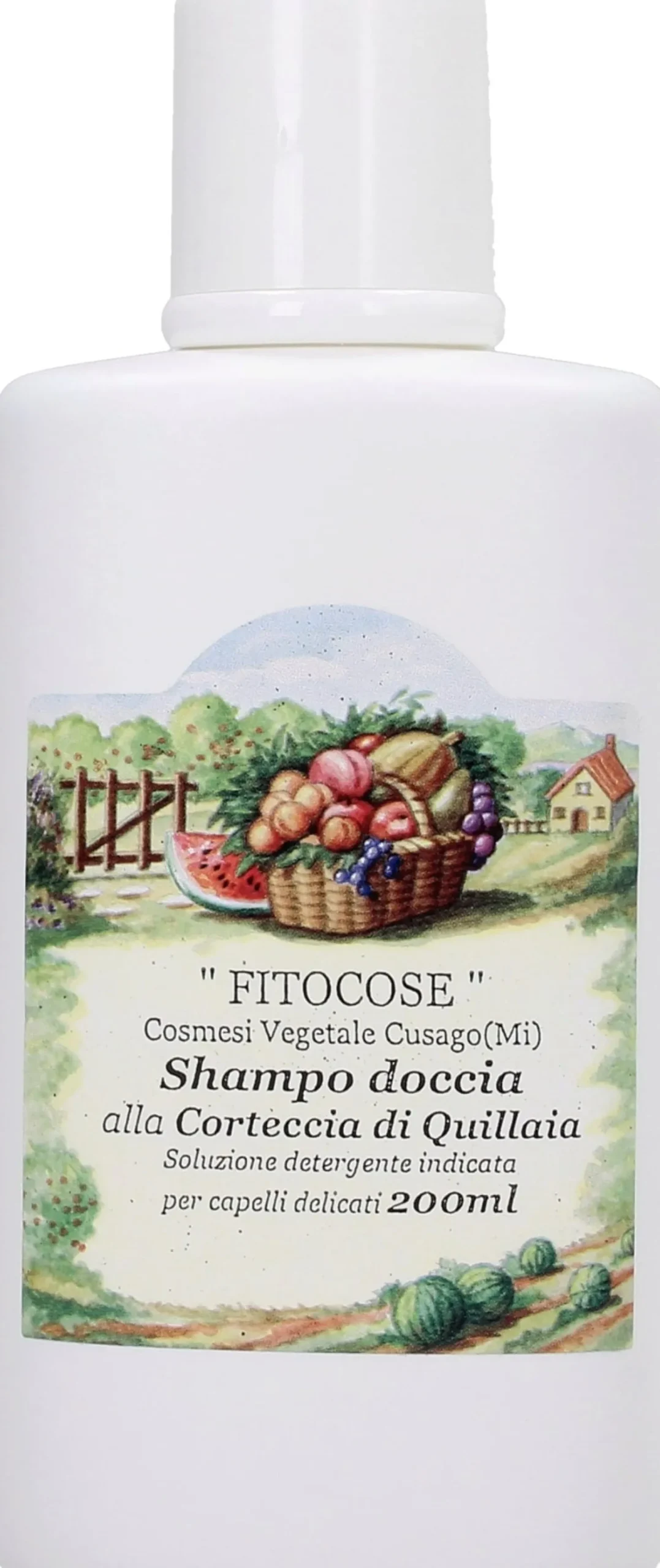 Shampoo-doccia alla Corteccia di Quillaia, 200 ml