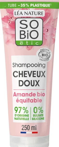 Shampoo Latte di Mandorle e Proteine del Riso, 250 ml