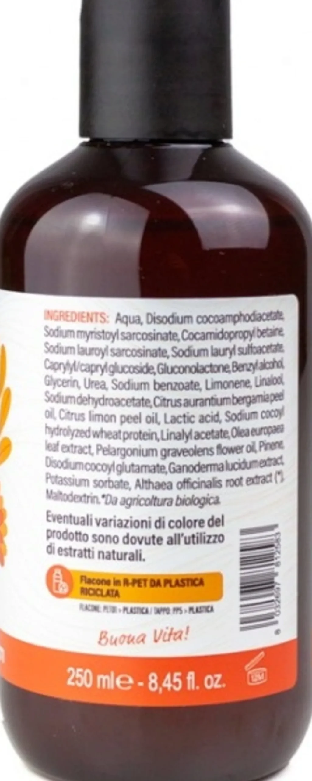 Shampoo Nutriente, 250 ml