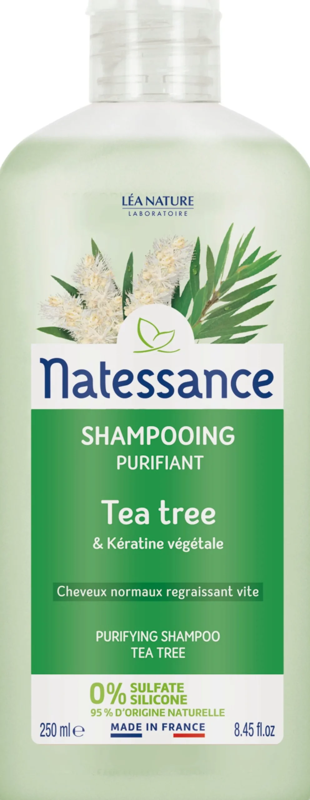 Shampoo Purificante Tea Tree e Cheratina, 500 ml