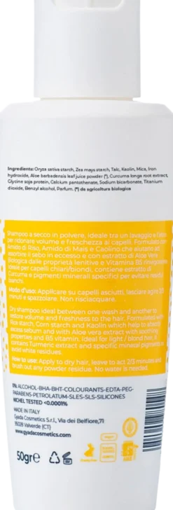 Shampoo Secco Capelli Biondi, 50 ml